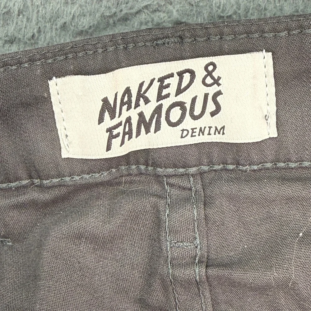 Naked & Famous Jeans‎ Mens 30 Grey SuperSkinnyGuy Carbon Stretch Japanese Denim